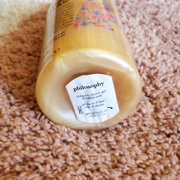 Philosophy Christmas Cookie Shower Gel Shampoo Bubble bath 16 oz. - Picture 4 of 5